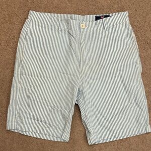 Vineyard Vines Men's Light Blue Striped Shorts